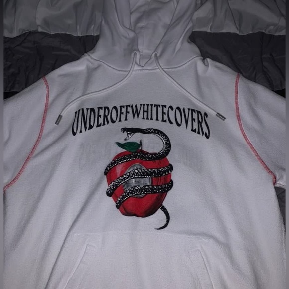 OFF WHITE UNDERCOVER SKELETON RVRS HOODIE WHITE - Picture 7 of 14